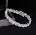 9MM Moissanite Marquise Cut Bracelet