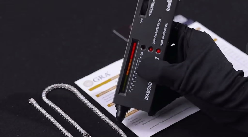 5MM VVS Moissanite Diamond Cluster Tennis Chain