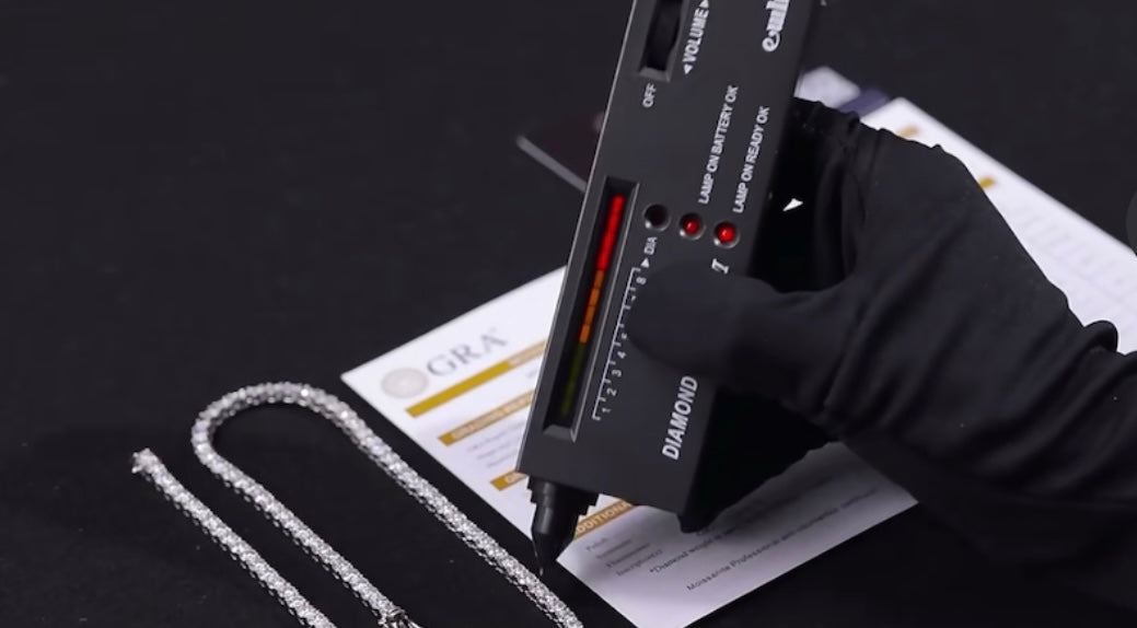 5MM VVS Moissanite Diamond Cluster Tennis Chain