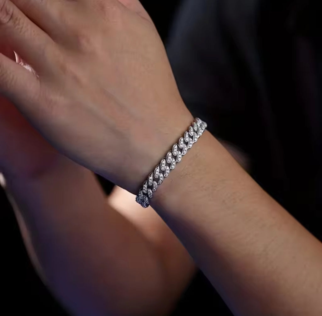 Mossanite Diamond Cuban Chain