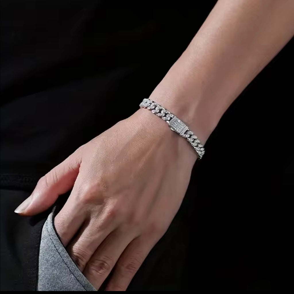 Mossanite Diamond Cuban Chain